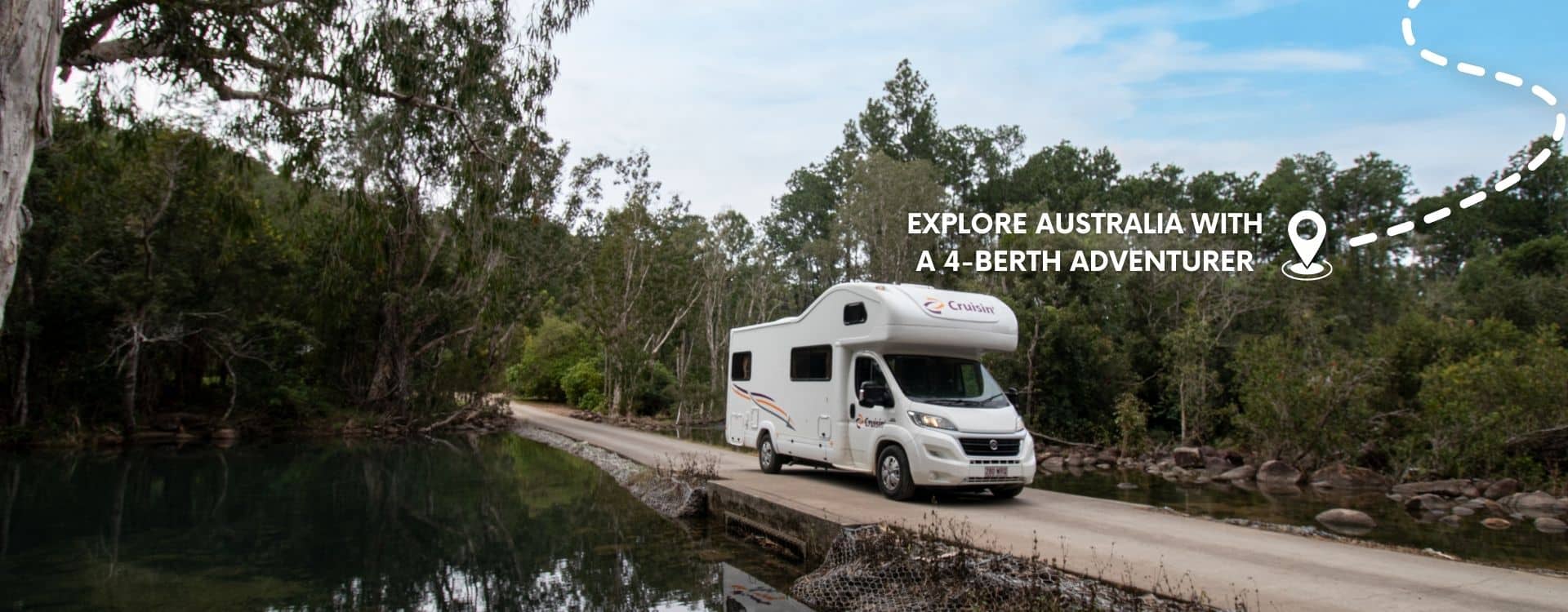 Cruisin Motorhome Rentals Australia banner